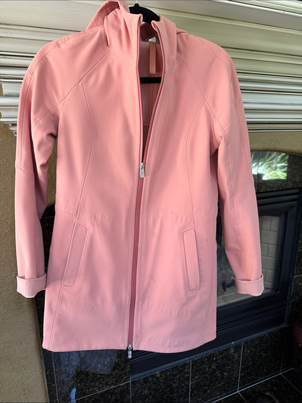 lululemon athletica Pink Hooded Zip Jacket